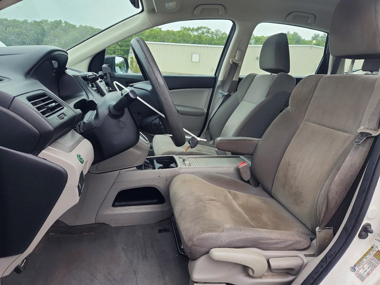 2013 Honda Cr-v Lx White vin: 5J6RM4H31DL077721