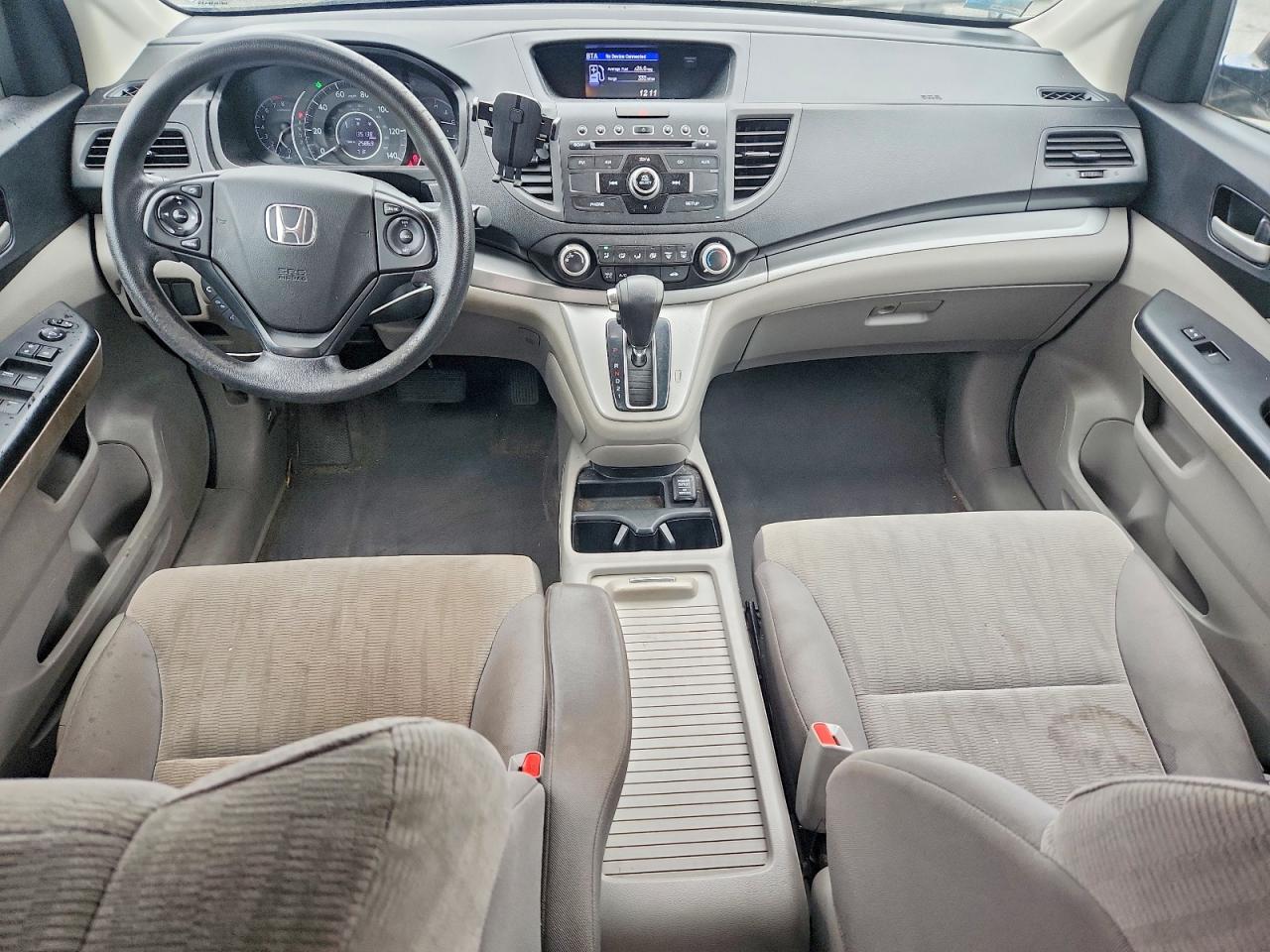 2013 Honda Cr-v Lx White vin: 5J6RM4H31DL077721