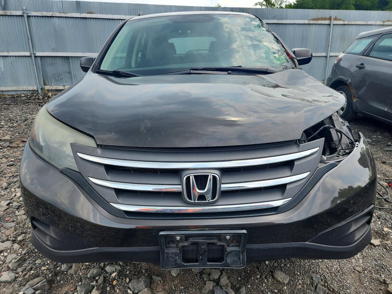2014 Honda Cr-v Lx Brown vin: 5J6RM4H31EL043487