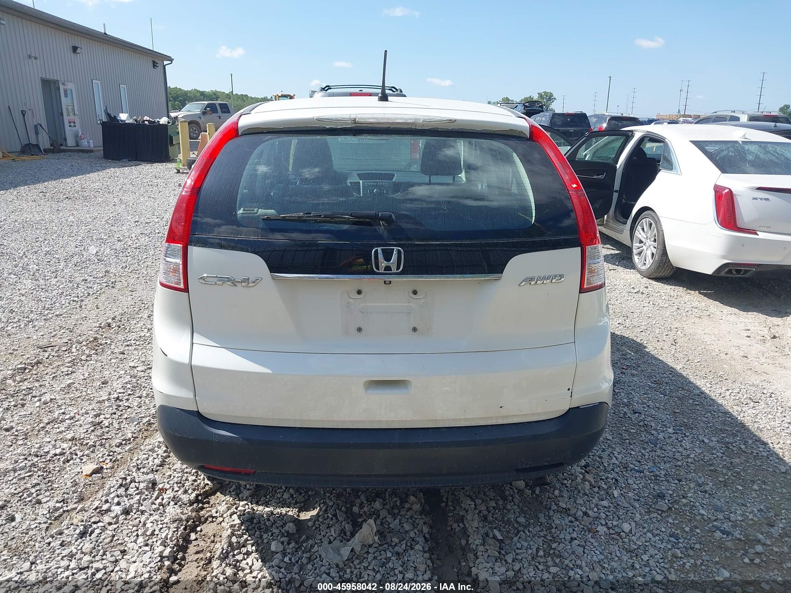 2014 Honda Cr-v Lx Белый vin: 5J6RM4H31EL063884