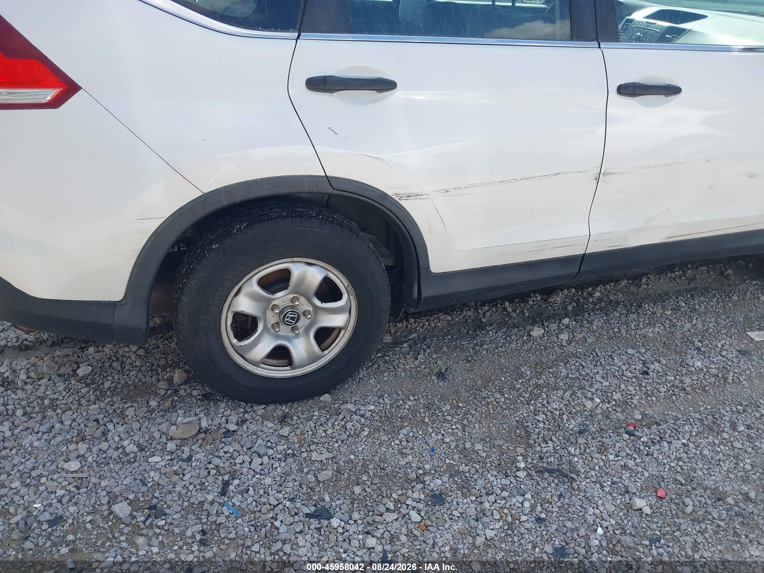 2014 Honda Cr-v Lx Белый vin: 5J6RM4H31EL063884