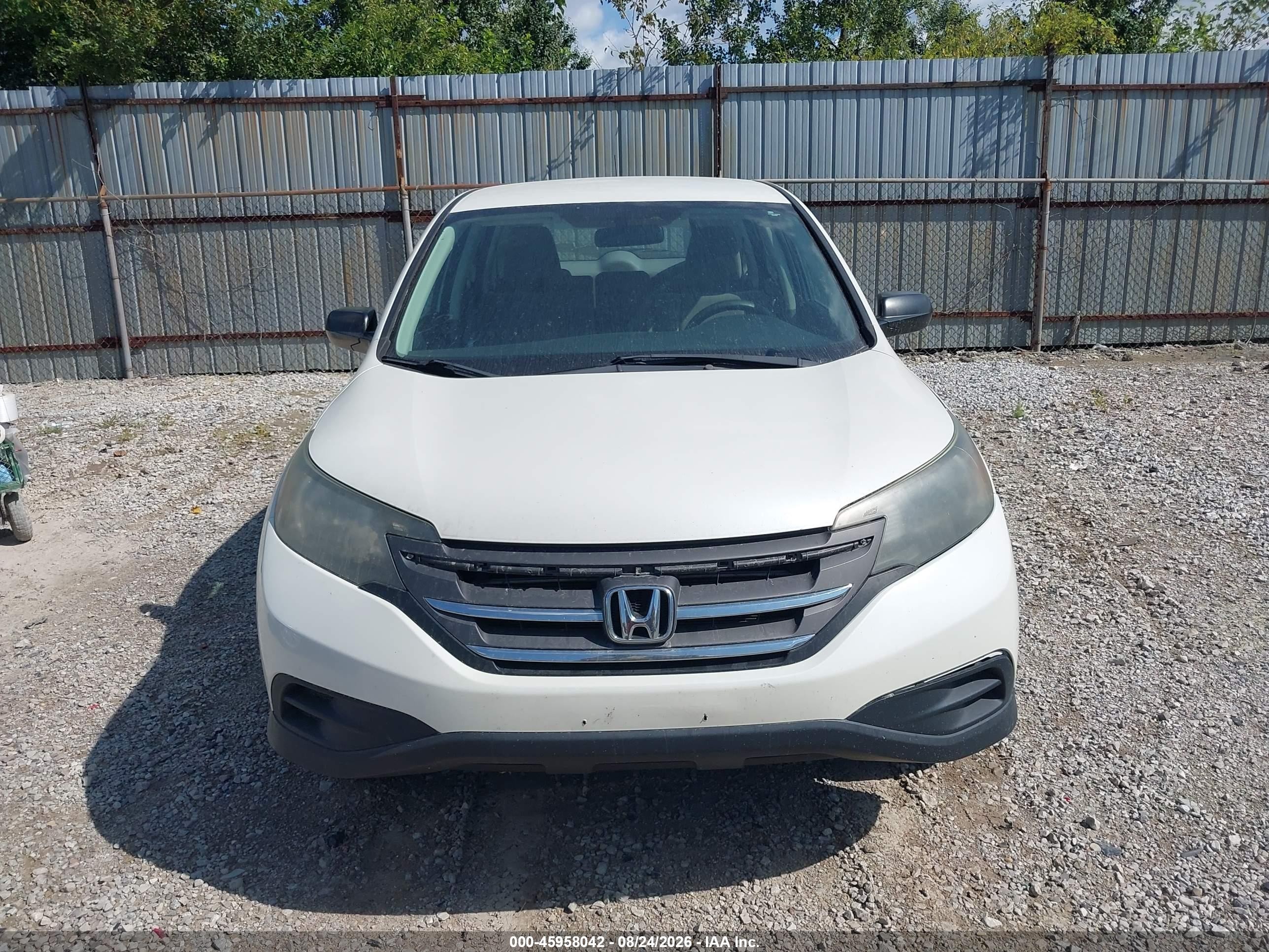2014 Honda Cr-v Lx Белый vin: 5J6RM4H31EL063884