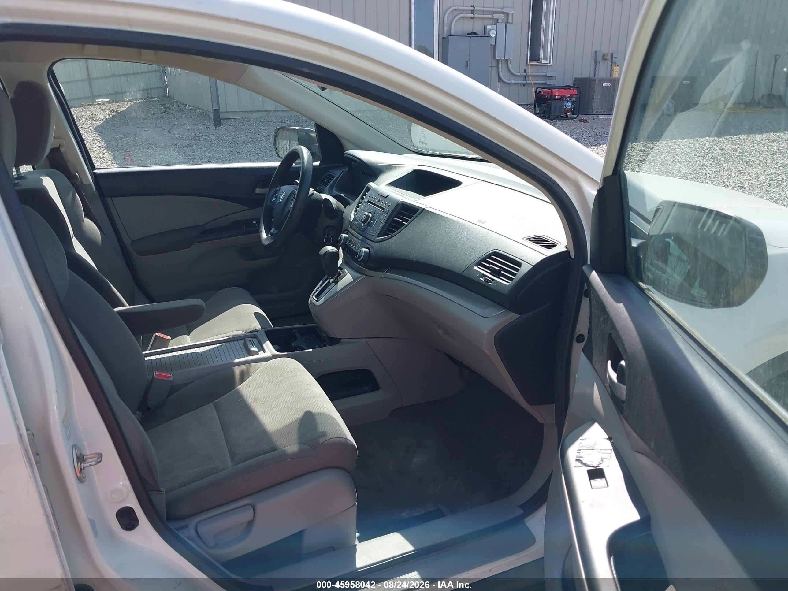2014 Honda Cr-v Lx Белый vin: 5J6RM4H31EL063884