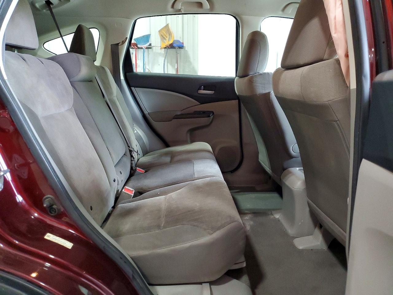 2014 Honda Cr-v Lx Burgundy vin: 5J6RM4H31EL077719