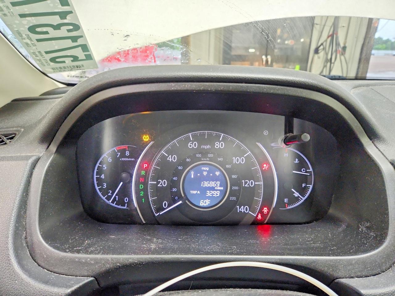 2014 Honda Cr-v Lx White vin: 5J6RM4H31EL083259