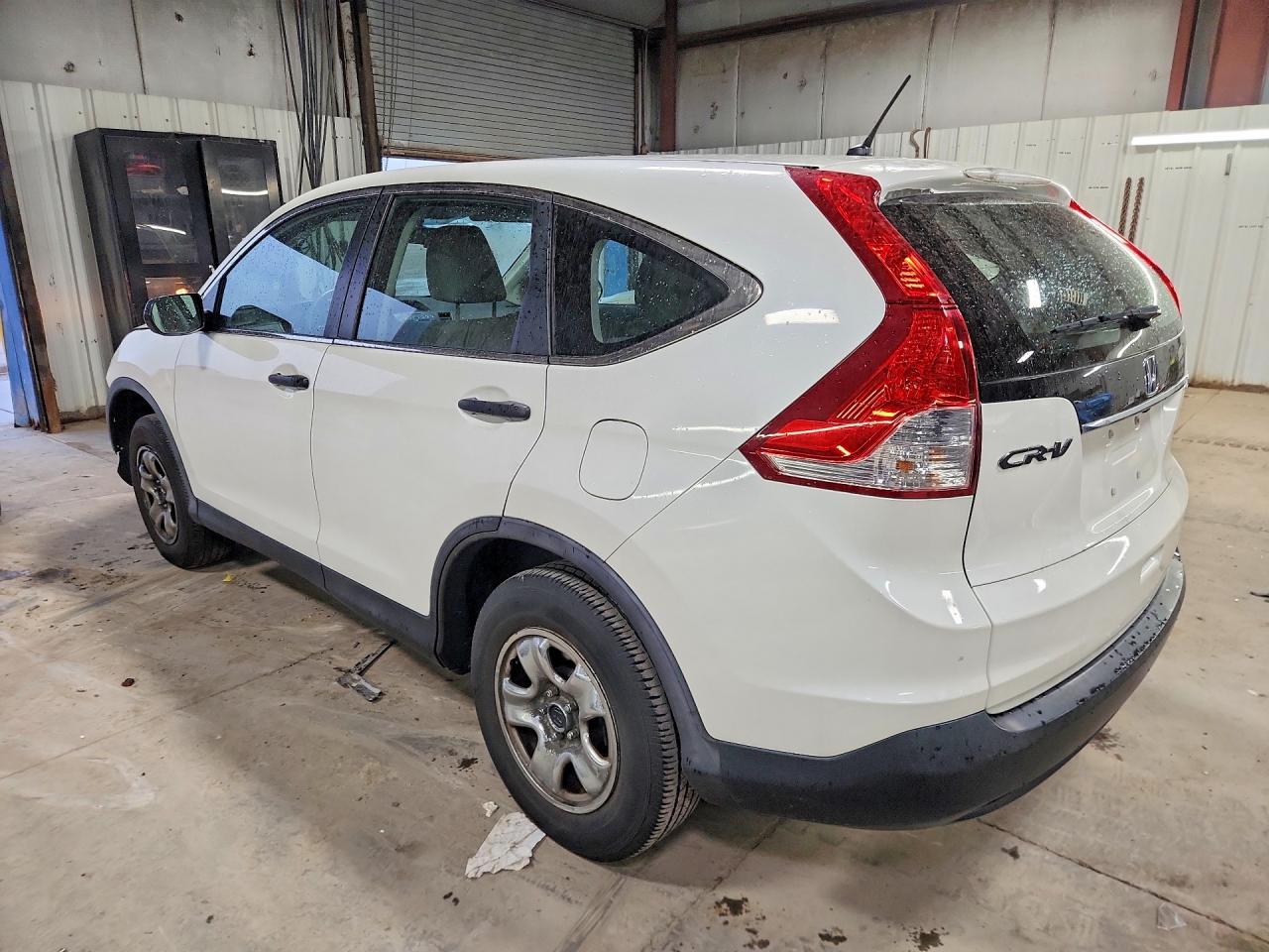 2014 Honda Cr-v Lx White vin: 5J6RM4H31EL083259