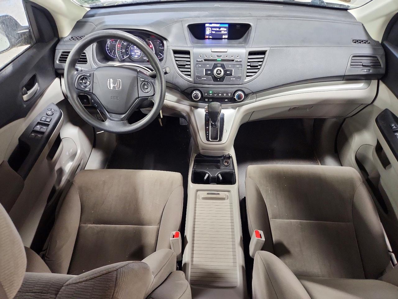 2014 Honda Cr-v Lx White vin: 5J6RM4H31EL083259