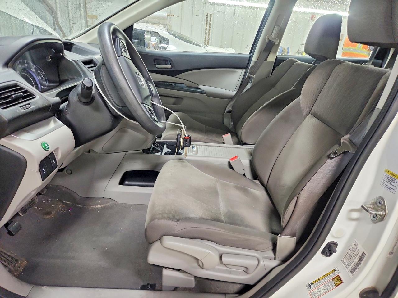 2014 Honda Cr-v Lx White vin: 5J6RM4H31EL083259