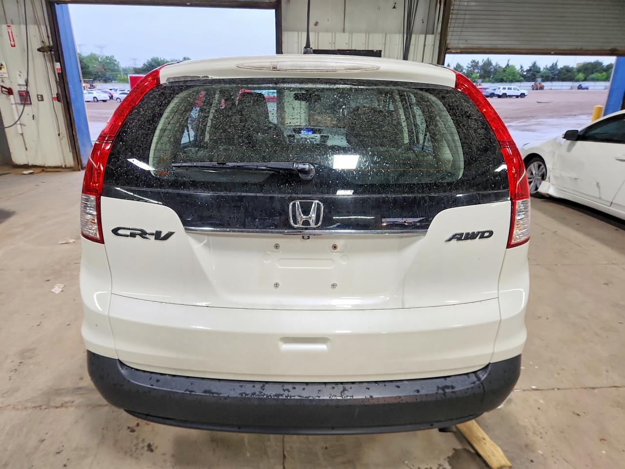2014 Honda Cr-v Lx White vin: 5J6RM4H31EL083259