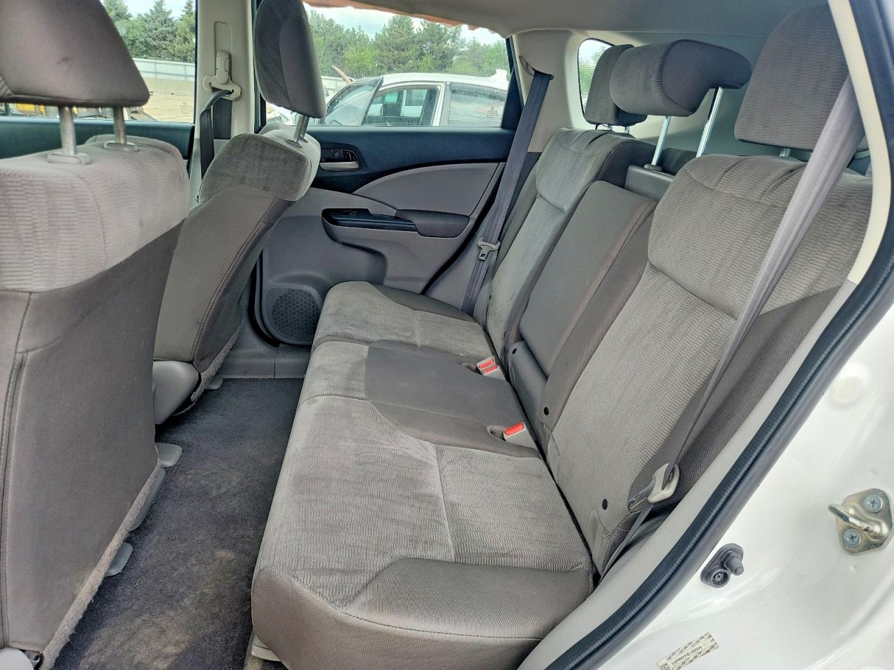 2014 Honda Cr-v Lx White vin: 5J6RM4H31EL093306