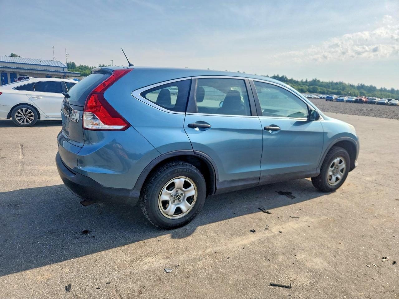 2014 Honda Cr-v Lx Teal vin: 5J6RM4H31EL104594