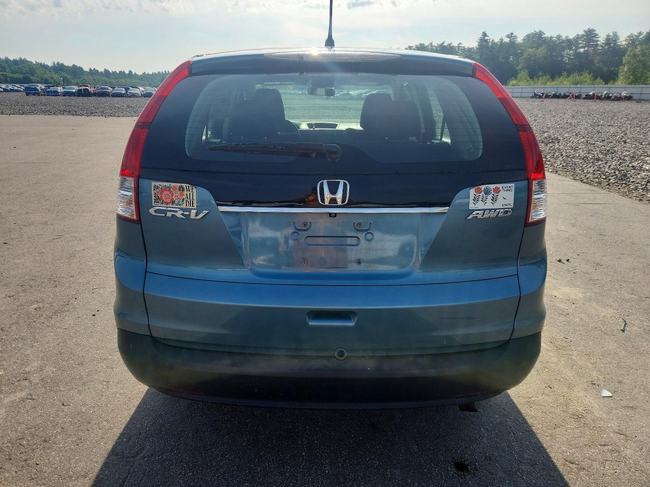 2014 Honda Cr-v Lx Teal vin: 5J6RM4H31EL104594
