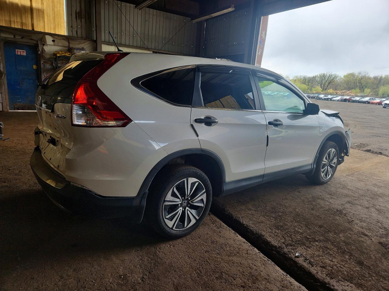 2014 Honda Cr-v Lx White vin: 5J6RM4H31EL110136