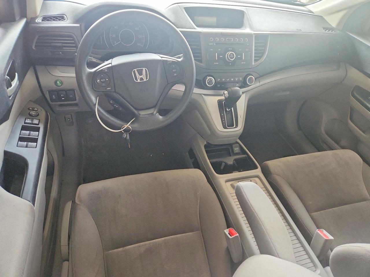 2014 Honda Cr-v Lx White vin: 5J6RM4H31EL110136