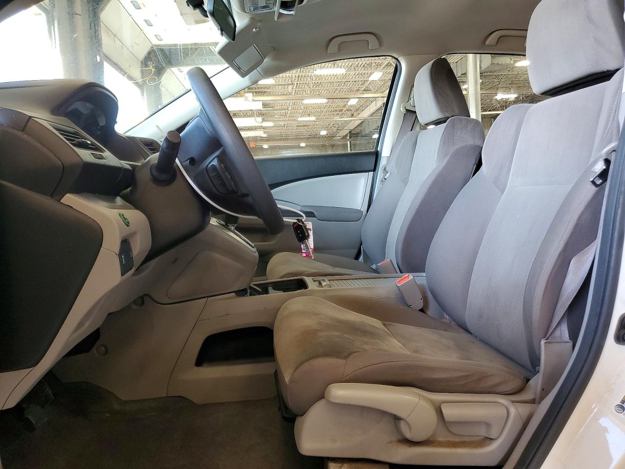 2014 Honda Cr-v Lx White vin: 5J6RM4H31EL115370