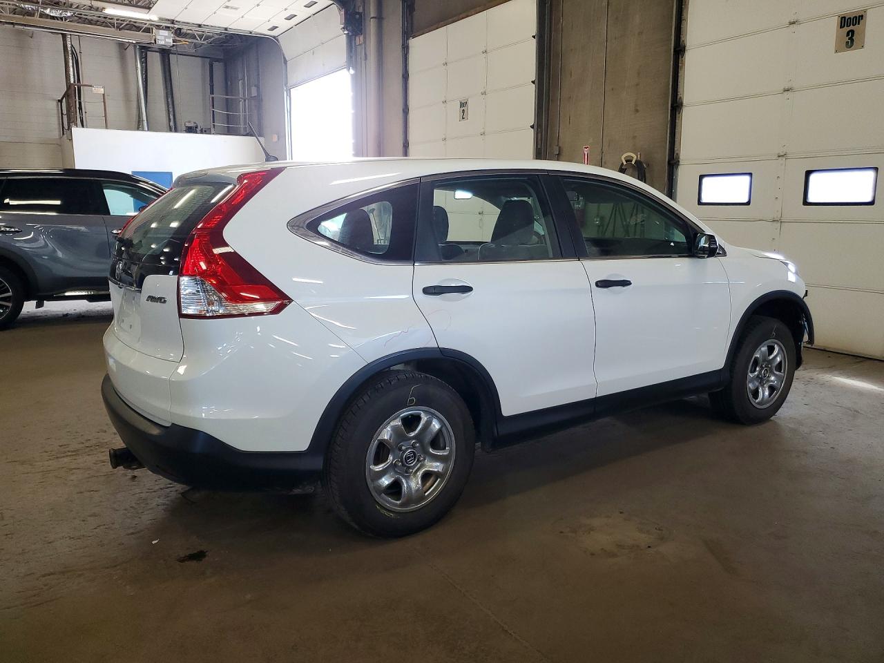 2014 Honda Cr-v Lx White vin: 5J6RM4H31EL115370