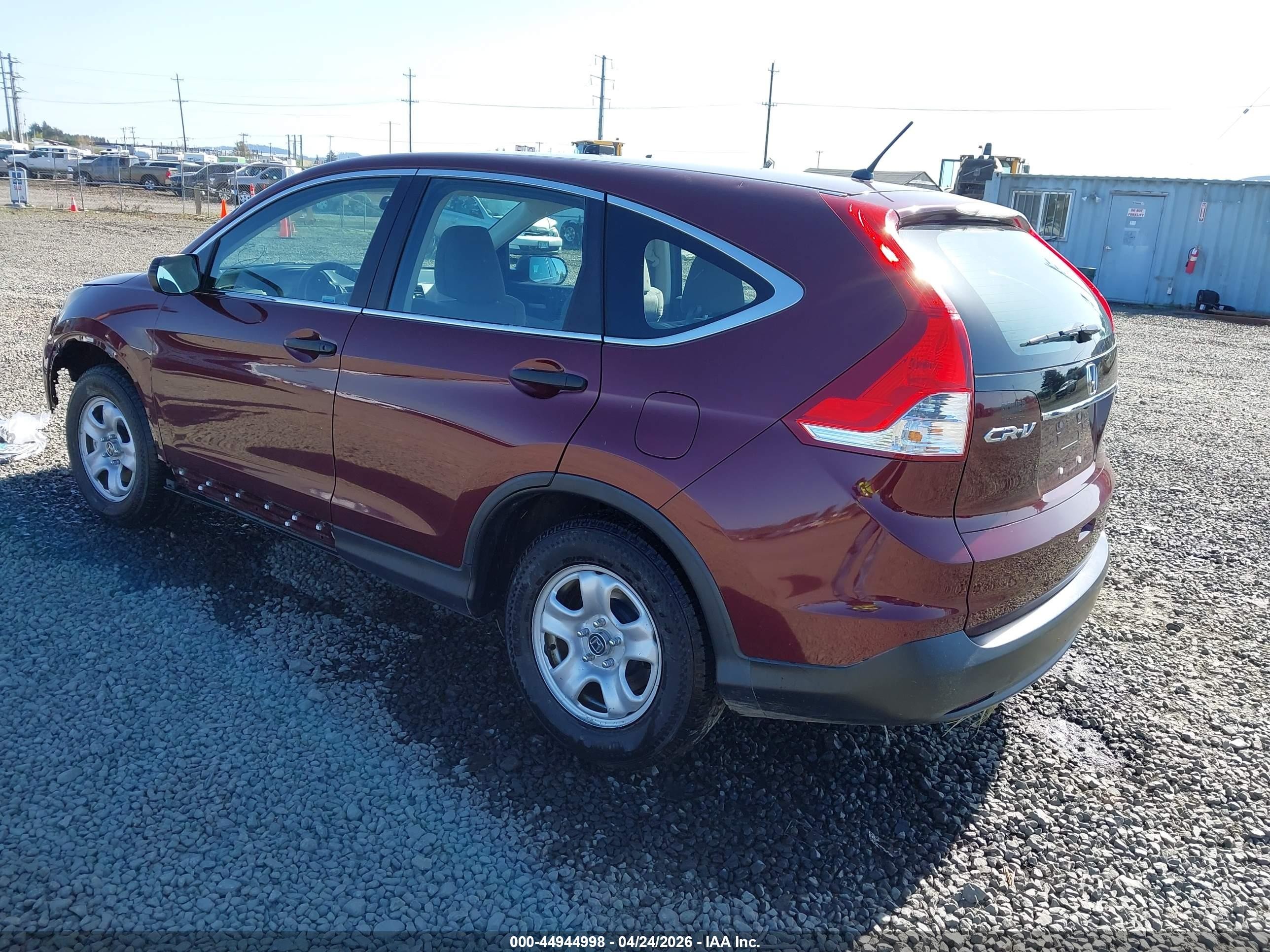 2014 Honda Cr-v Lx Красный vin: 5J6RM4H31EL116244