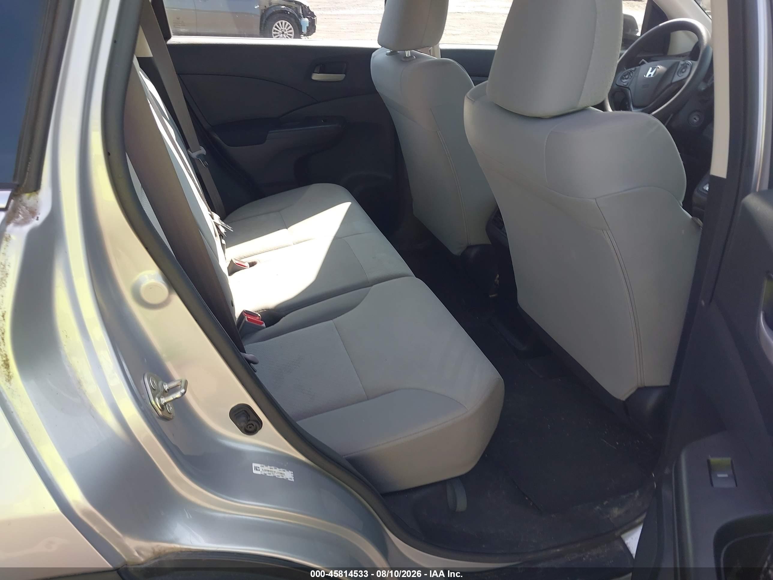 2015 Honda Cr-v Lx Silver vin: 5J6RM4H31FL039800