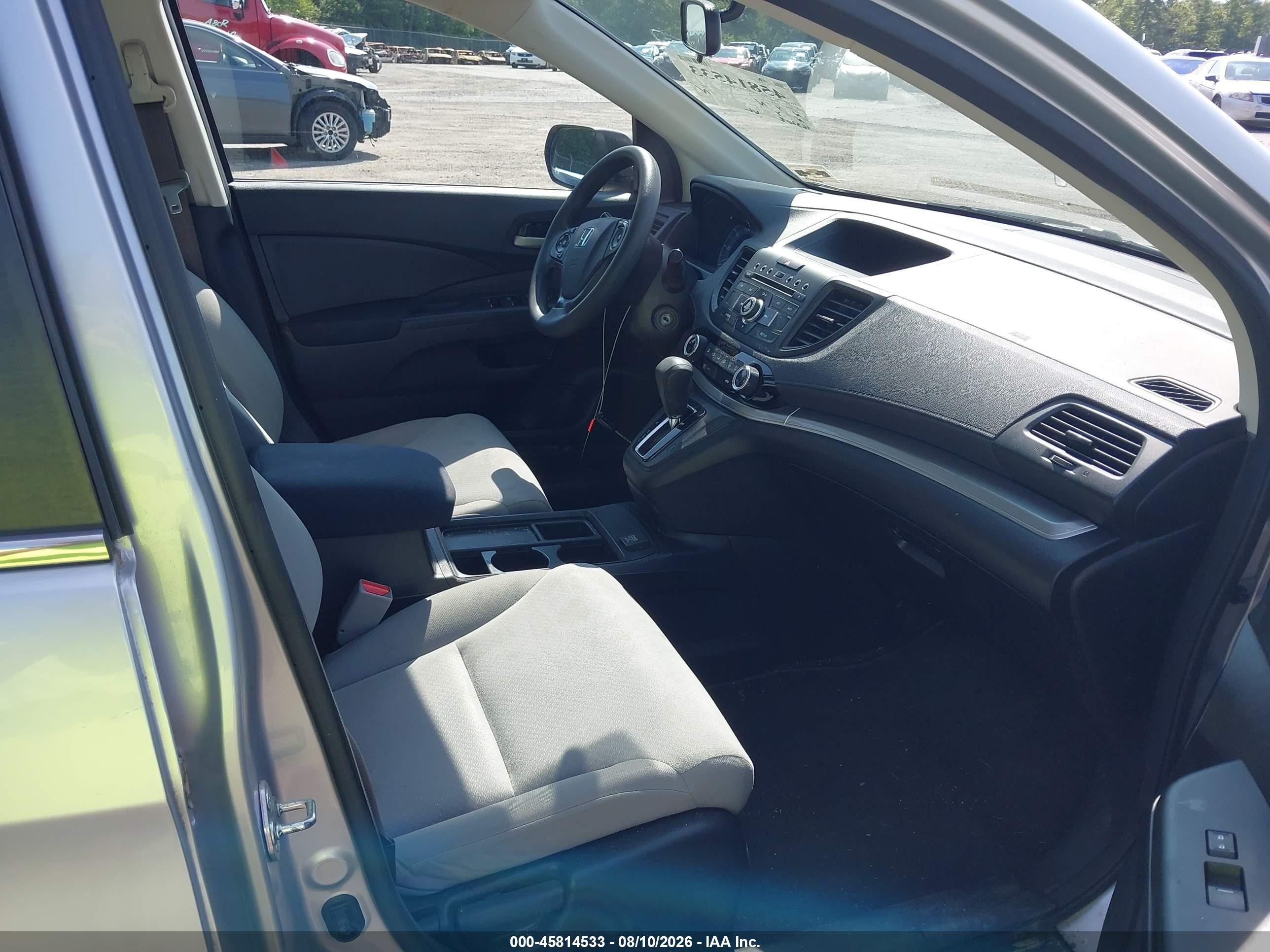 2015 Honda Cr-v Lx Silver vin: 5J6RM4H31FL039800
