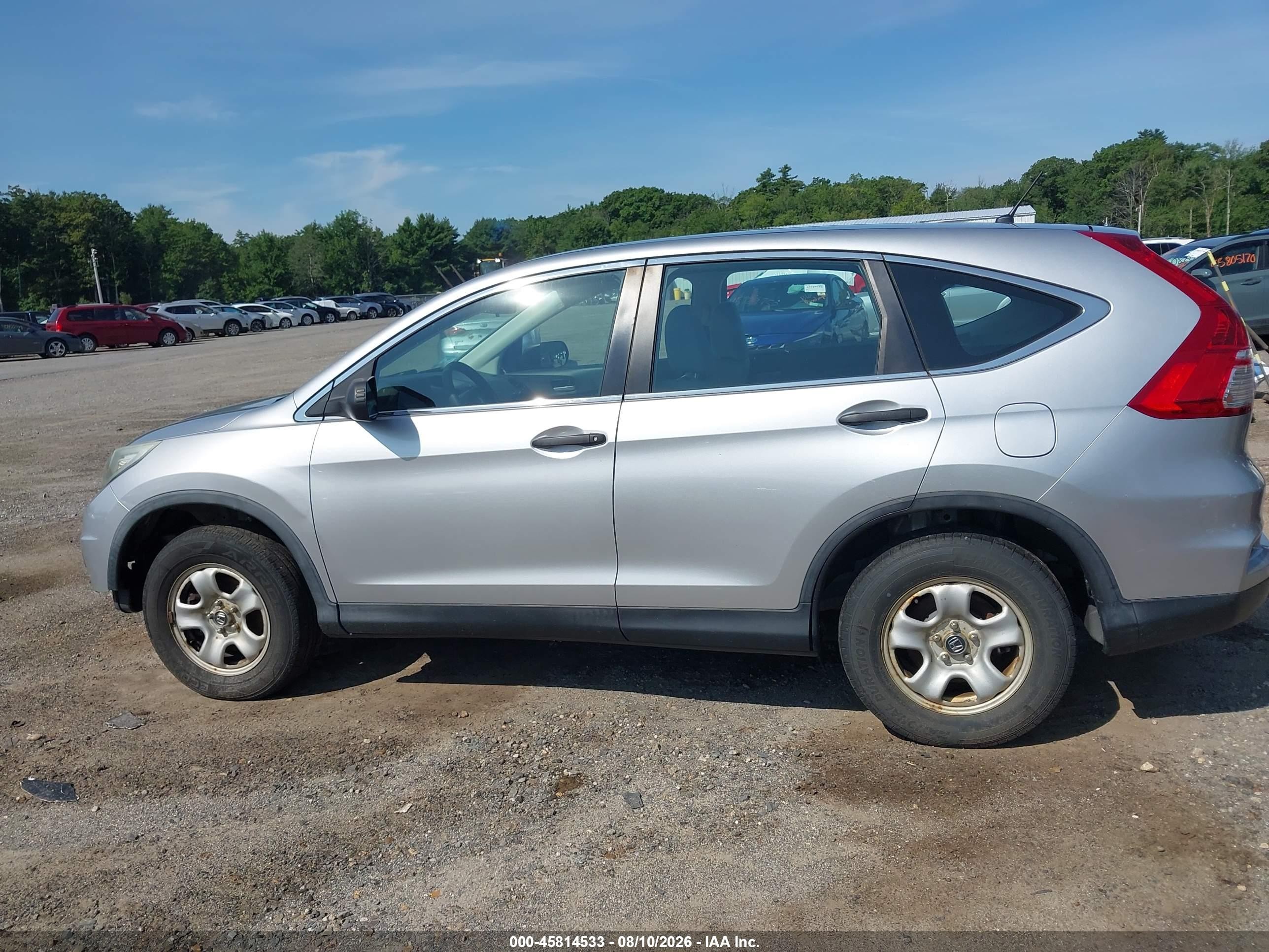 2015 Honda Cr-v Lx Silver vin: 5J6RM4H31FL039800