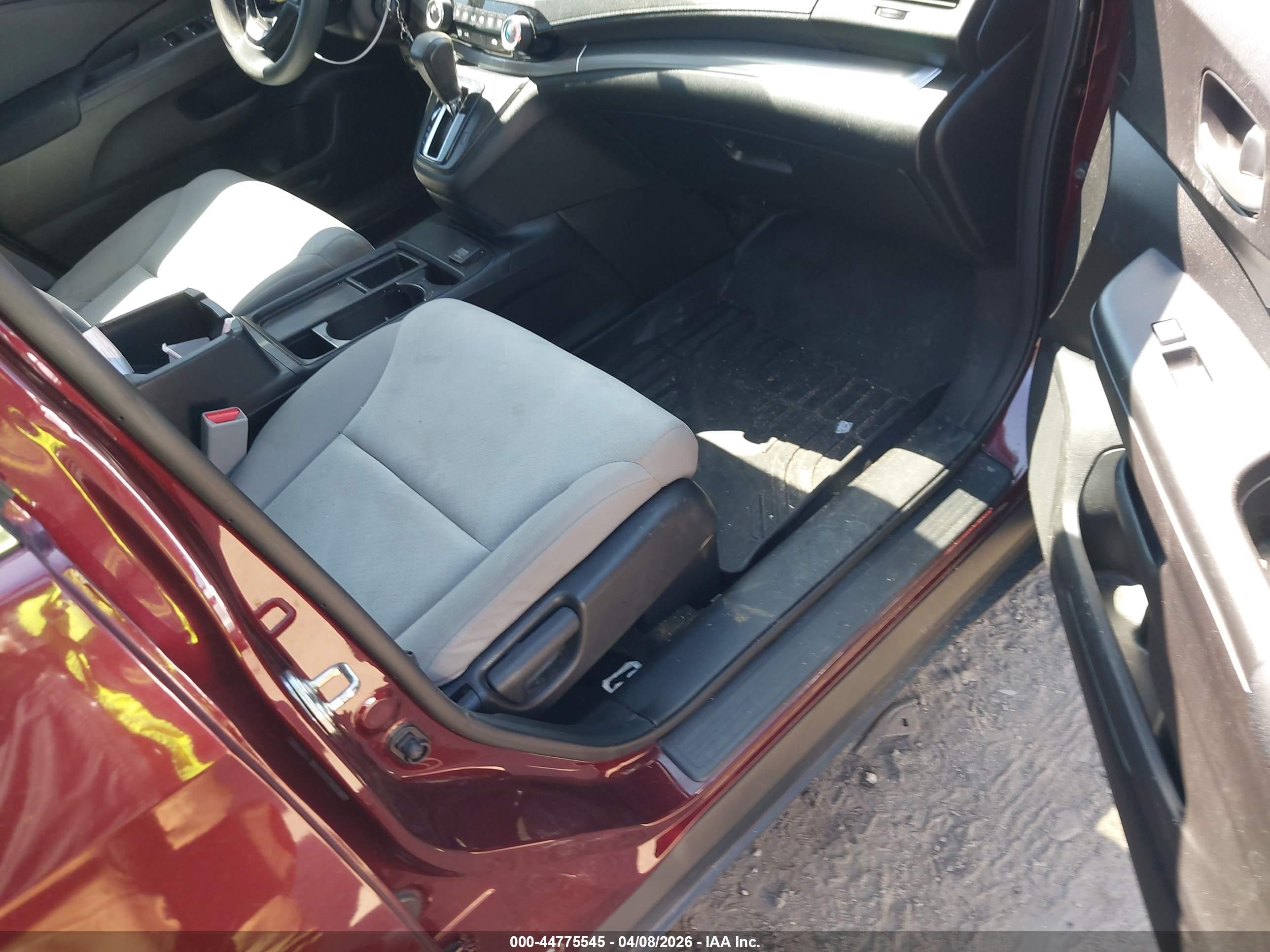 2015 Honda Cr-v Lx Красный vin: 5J6RM4H31FL046035