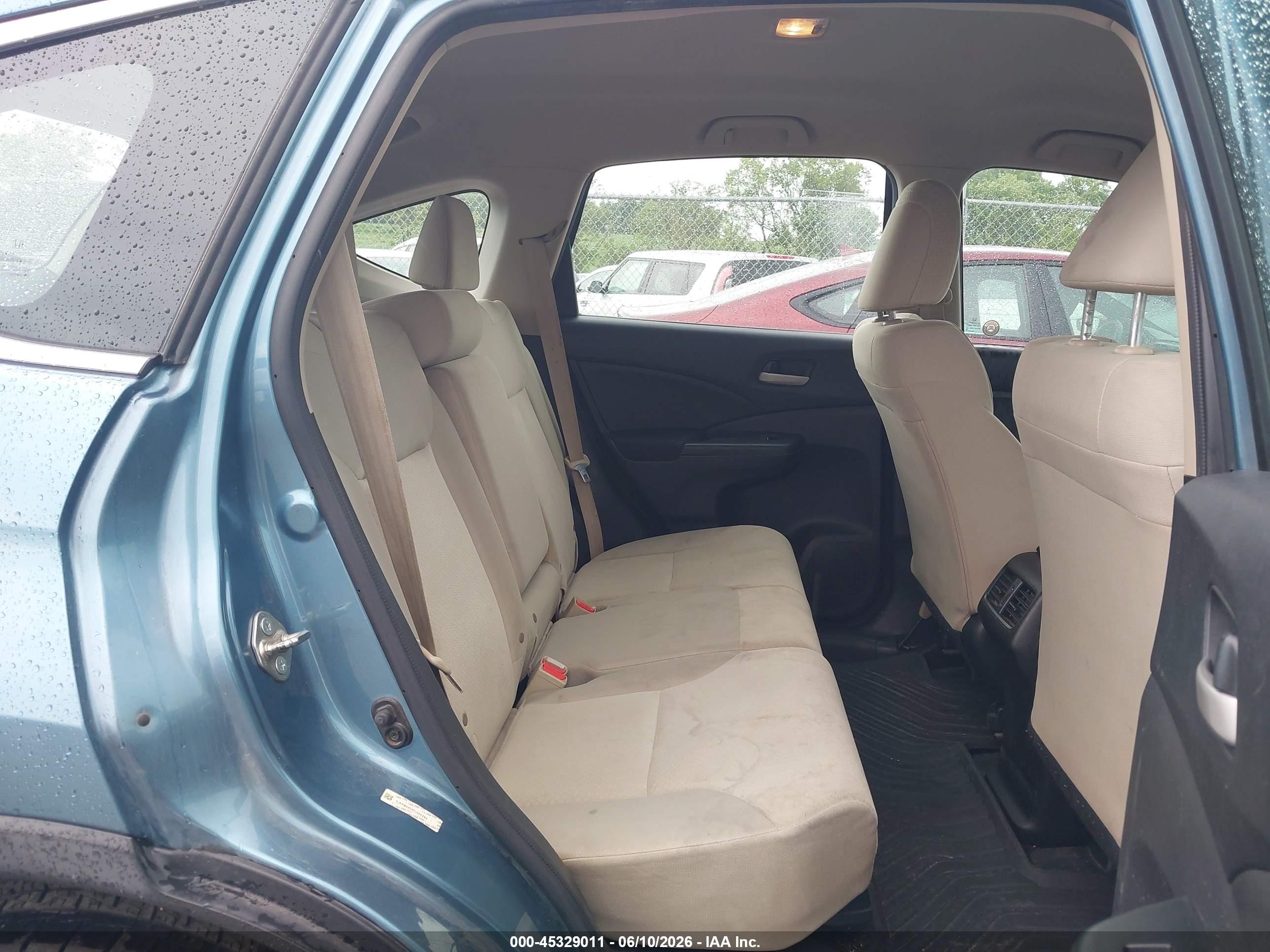 2015 Honda Cr-v Lx Синий vin: 5J6RM4H31FL050294