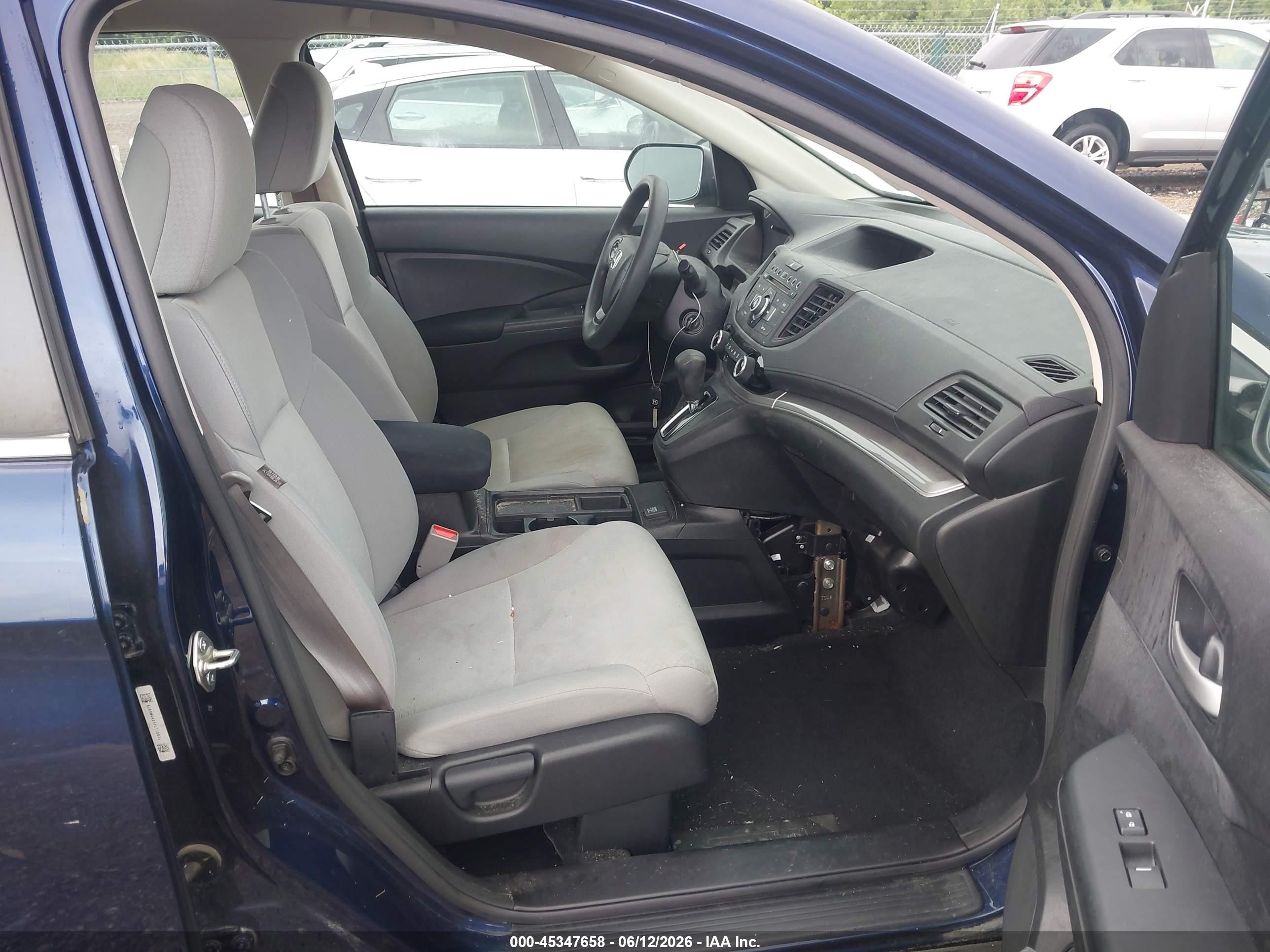 2015 Honda Cr-v Lx Синий vin: 5J6RM4H31FL119629