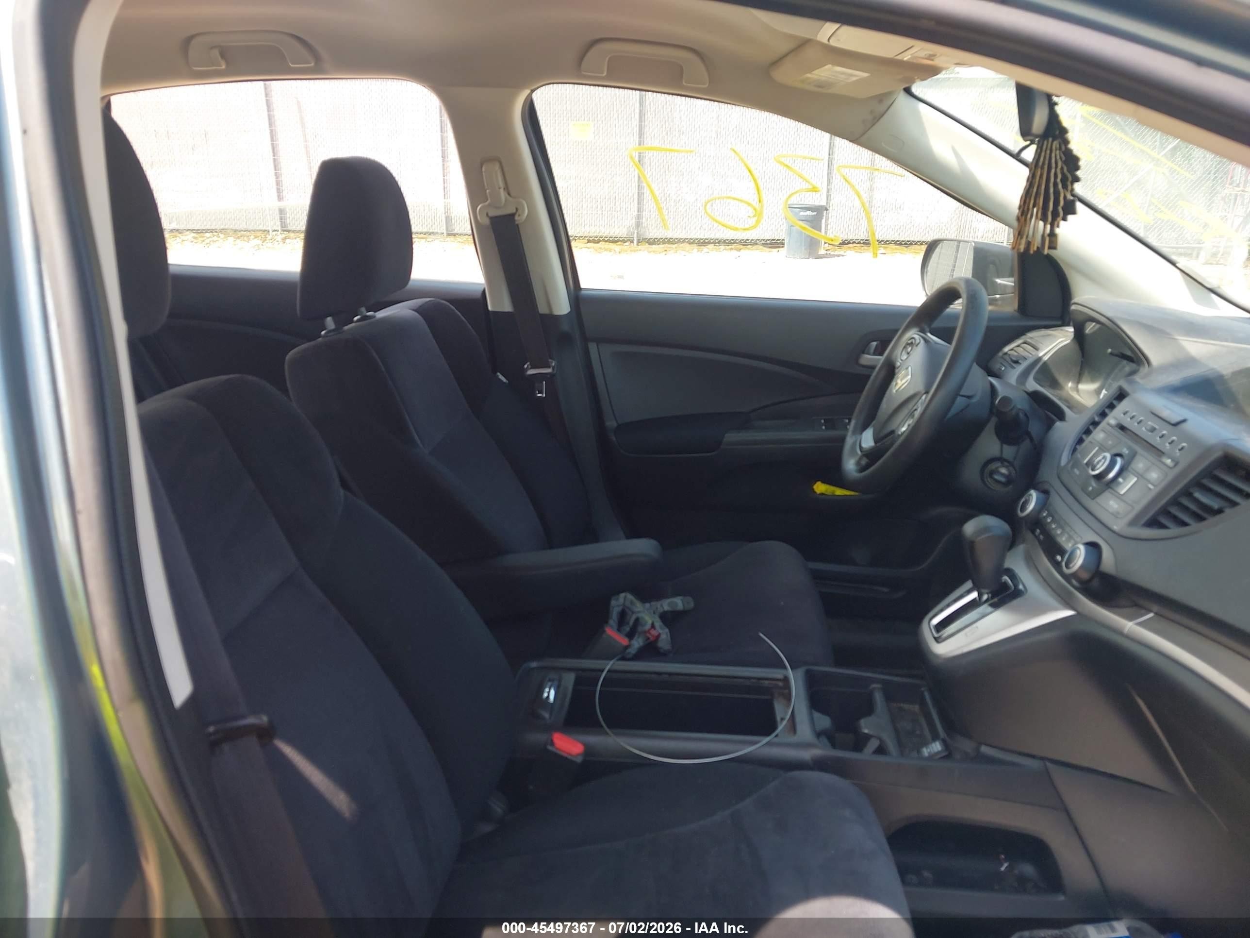 2012 Honda Cr-v Lx Blue vin: 5J6RM4H32CL017123