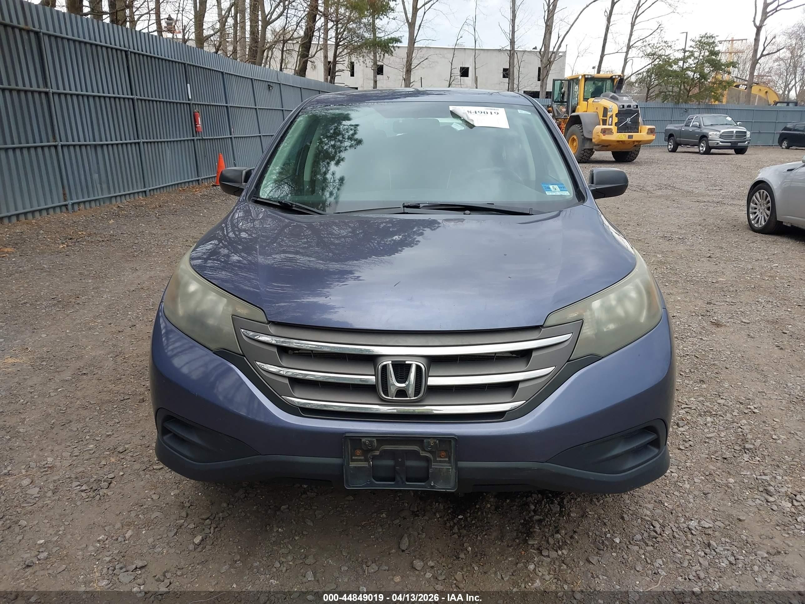 2012 Honda Cr-v Lx Blue vin: 5J6RM4H32CL060702