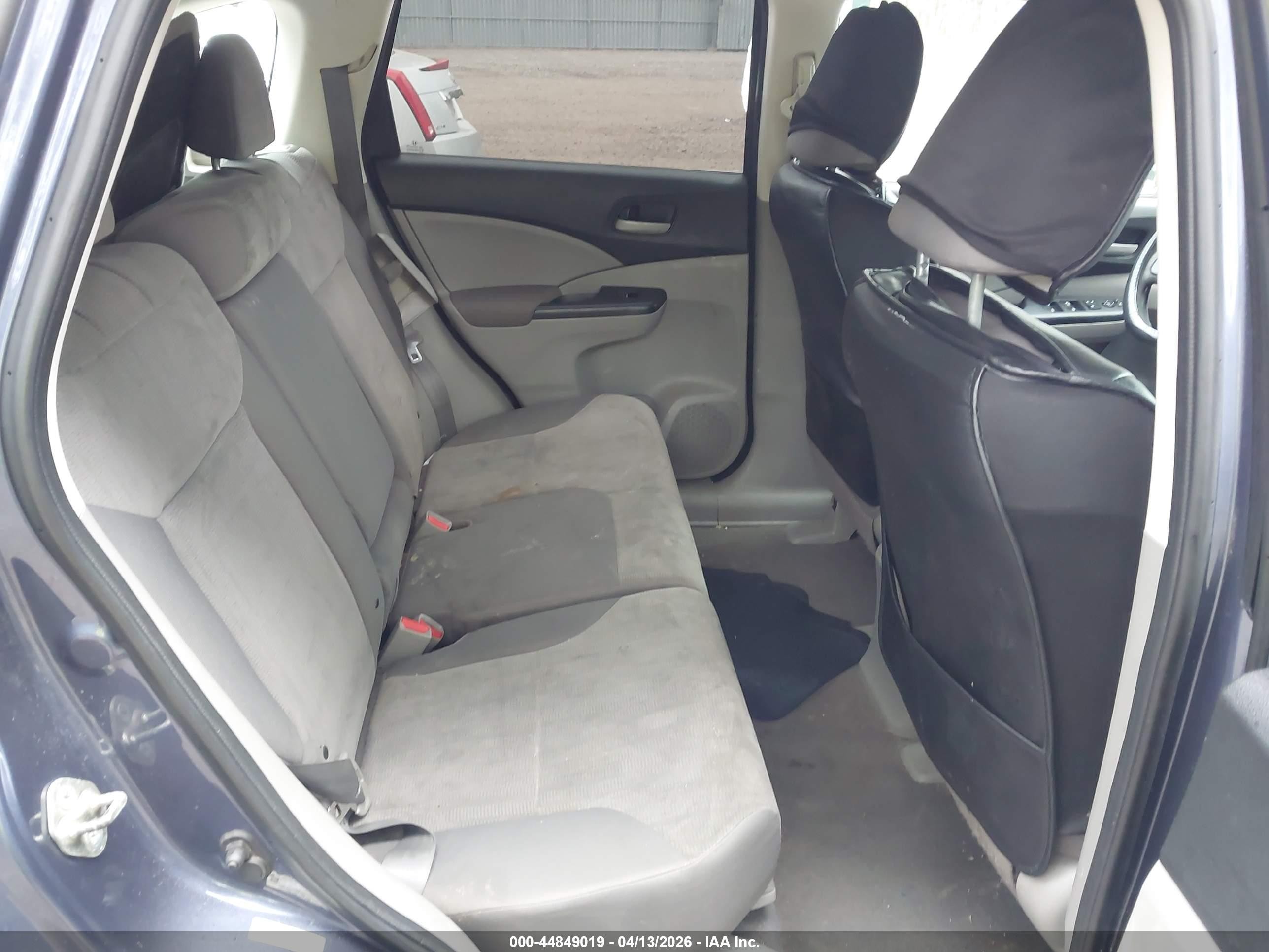 2012 Honda Cr-v Lx Blue vin: 5J6RM4H32CL060702