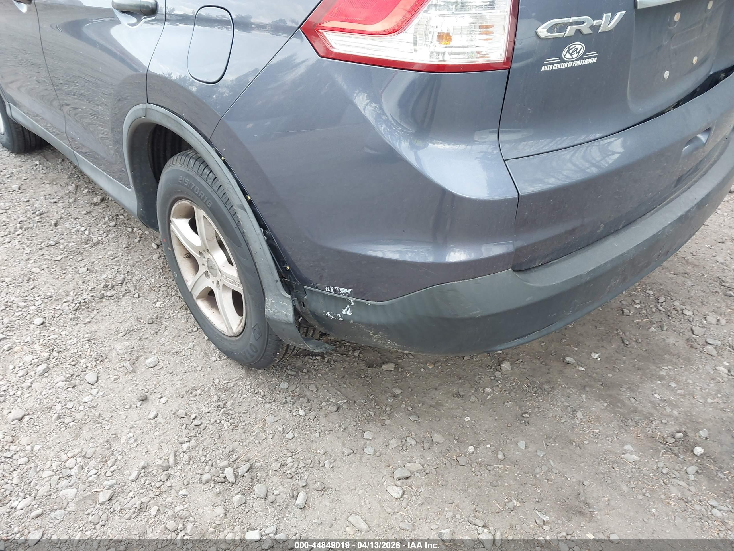 2012 Honda Cr-v Lx Blue vin: 5J6RM4H32CL060702