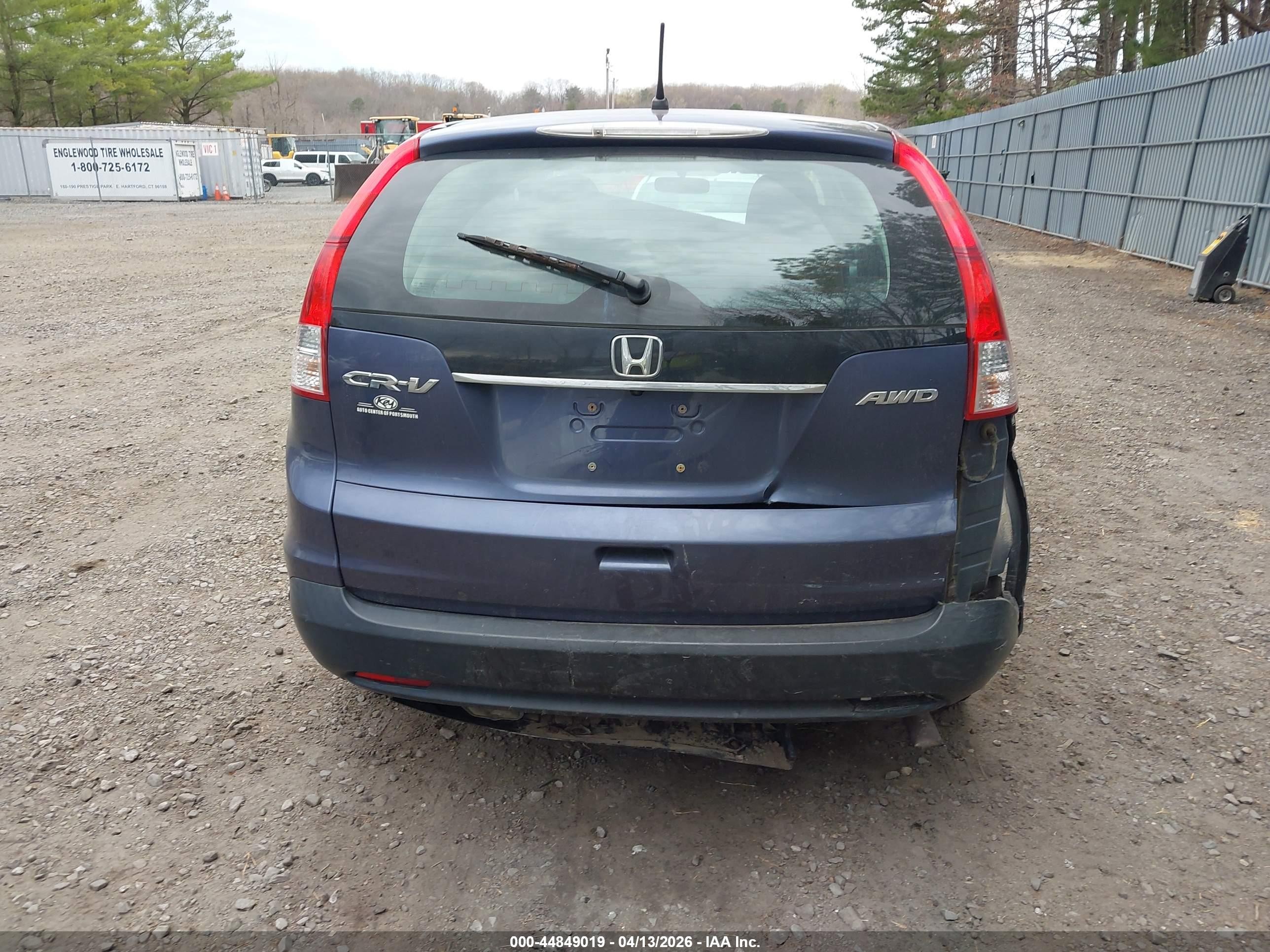 2012 Honda Cr-v Lx Blue vin: 5J6RM4H32CL060702