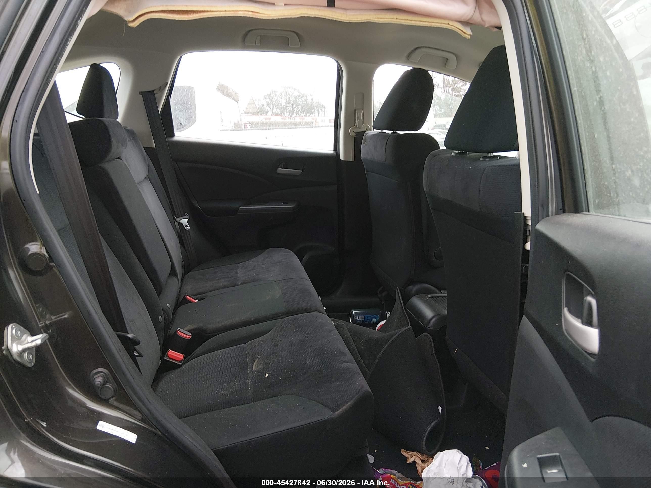2013 Honda Cr-v Lx Gray vin: 5J6RM4H32DL004390