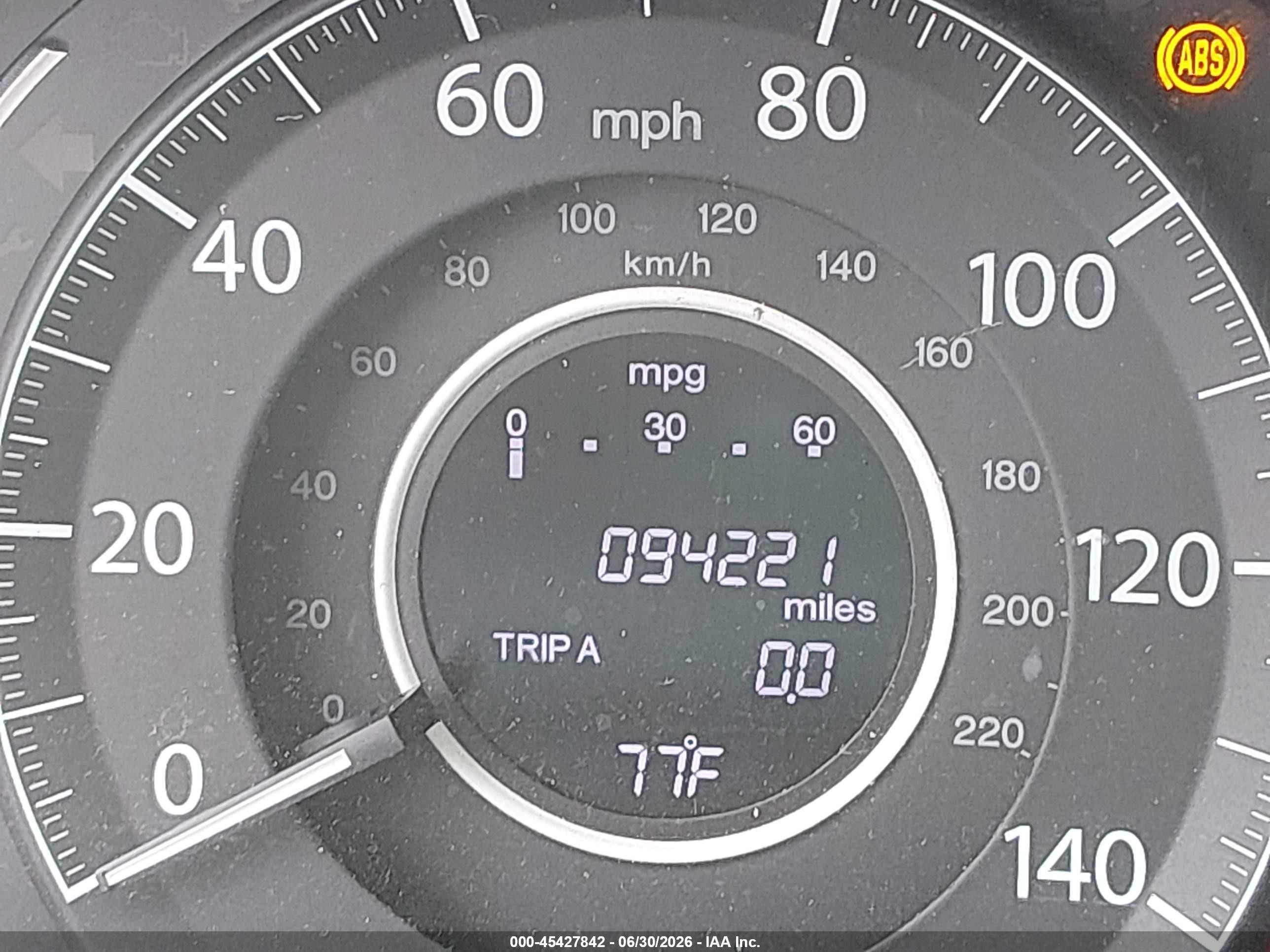 2013 Honda Cr-v Lx Gray vin: 5J6RM4H32DL004390