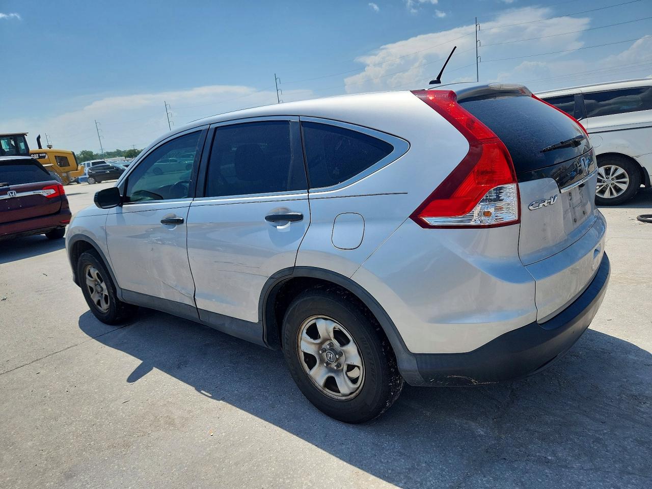 2013 Honda Cr-v Lx Gray vin: 5J6RM4H32DL010920