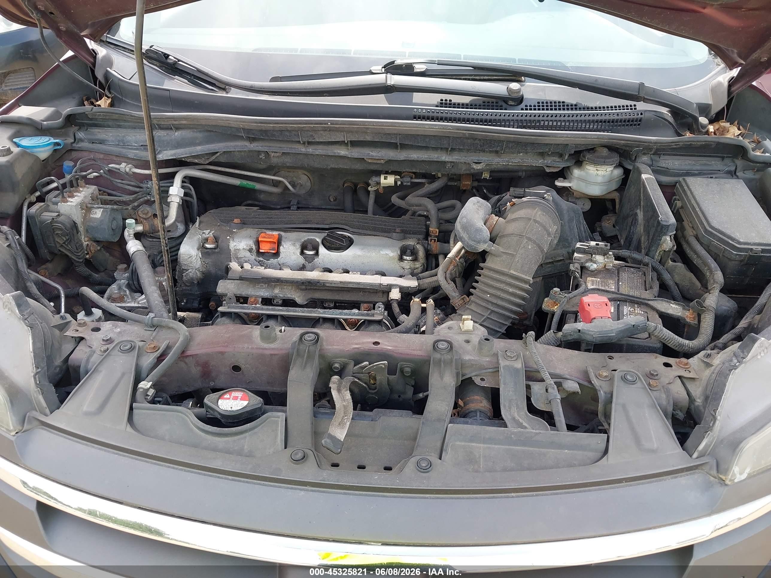 2013 Honda Cr-v Lx Maroon vin: 5J6RM4H32DL032108
