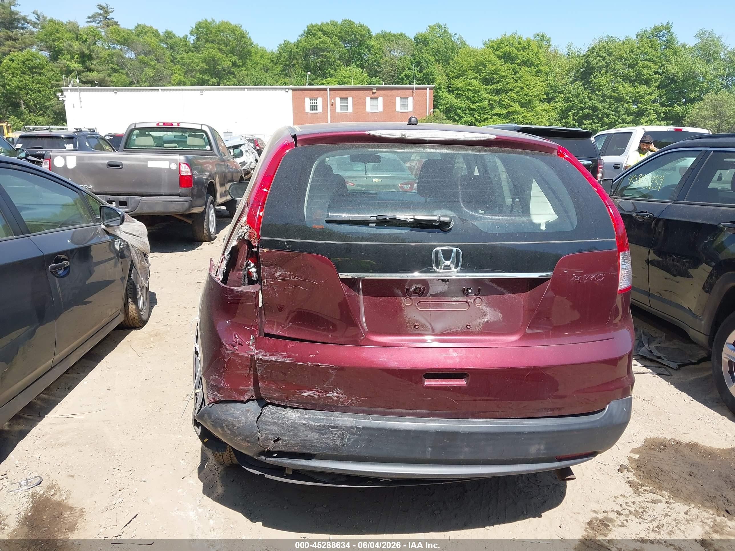 2013 Honda Cr-v Lx Фиолетовый vin: 5J6RM4H32DL039298