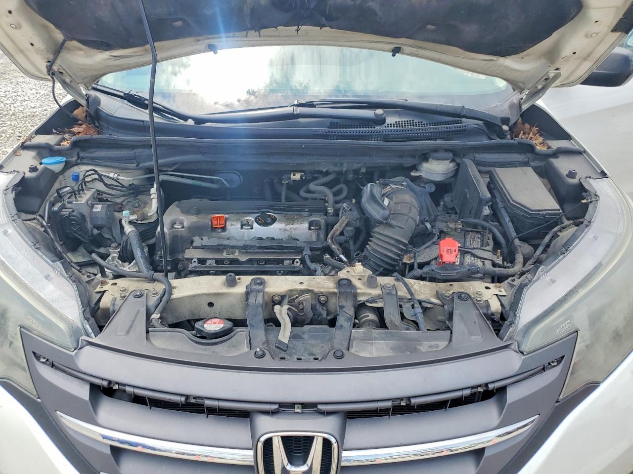 2013 Honda Cr-v Lx White vin: 5J6RM4H32DL060412