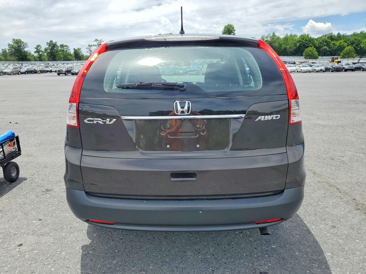 2013 Honda Cr-v Lx Brown vin: 5J6RM4H32DL065822