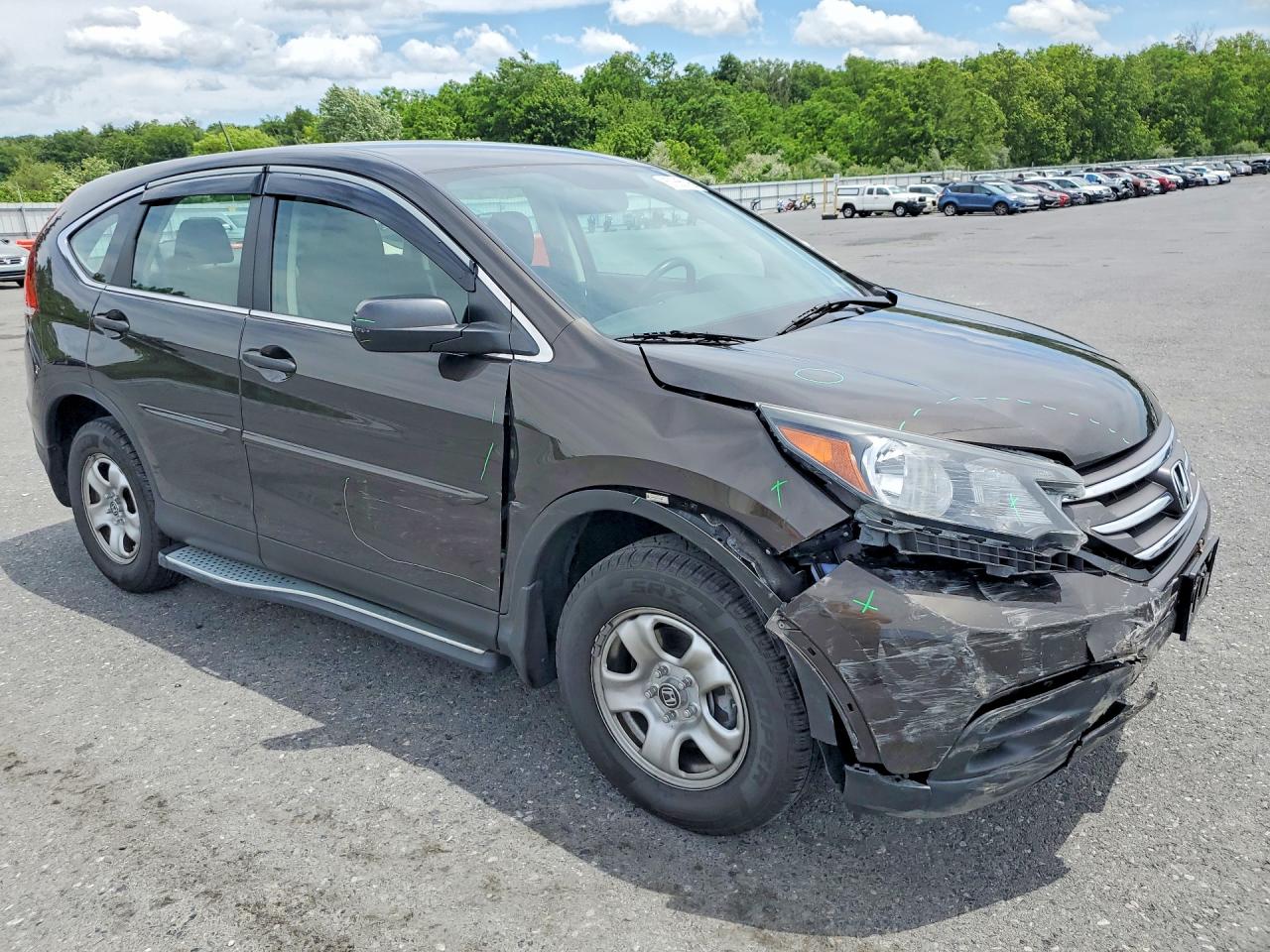 2013 Honda Cr-v Lx Brown vin: 5J6RM4H32DL065822