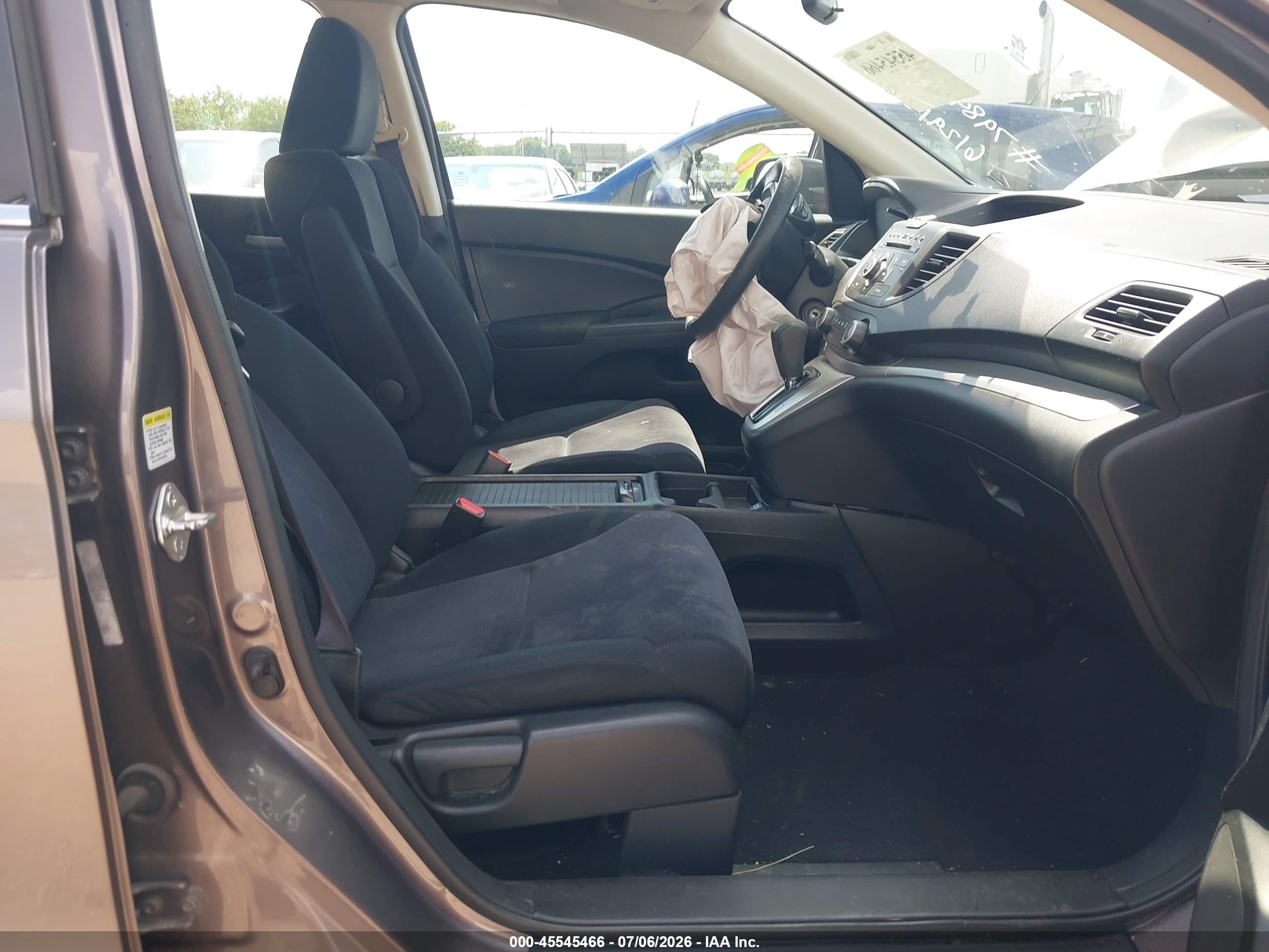 2013 Honda Cr-v Lx Серый vin: 5J6RM4H32DL079493
