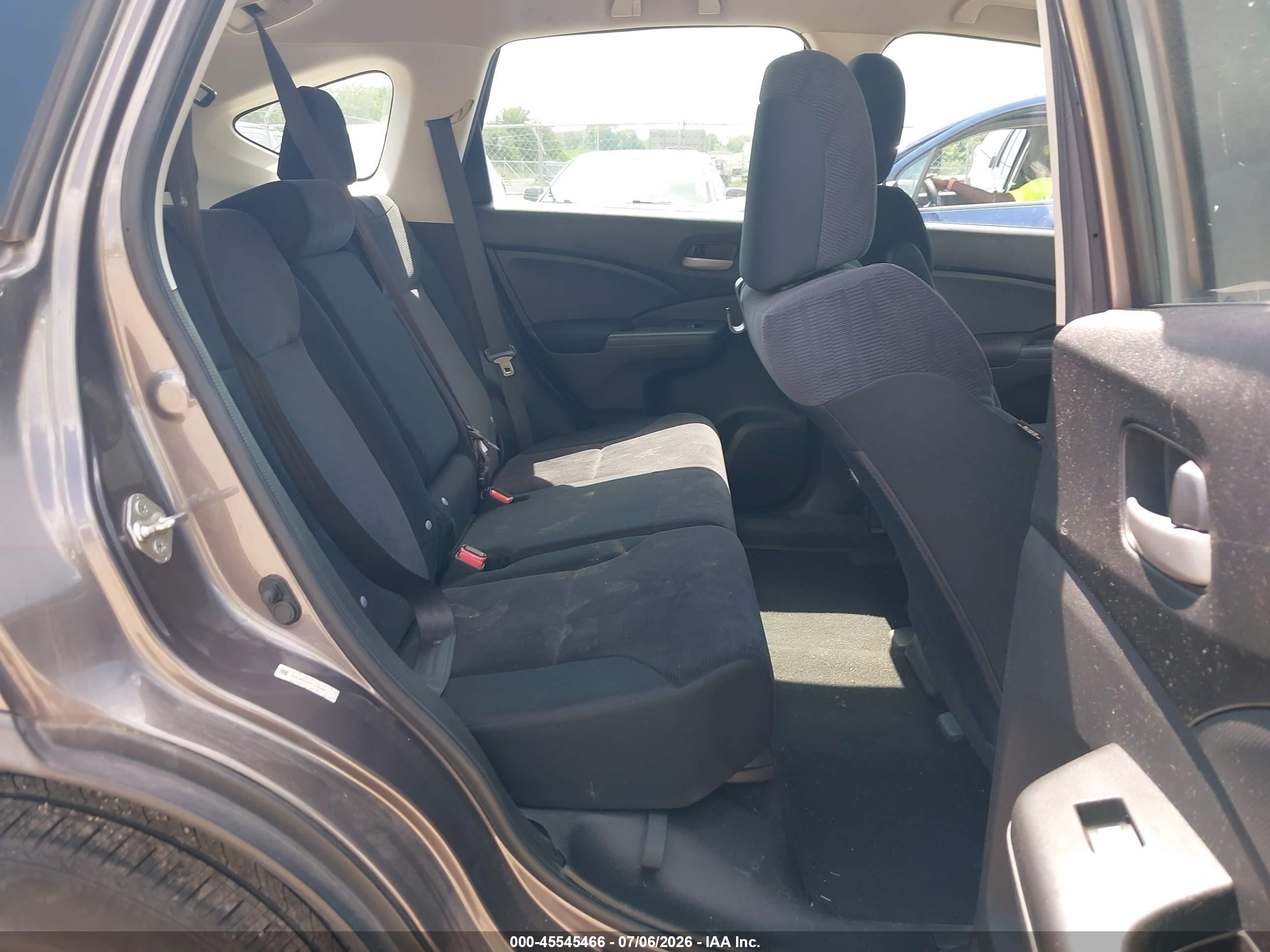2013 Honda Cr-v Lx Серый vin: 5J6RM4H32DL079493