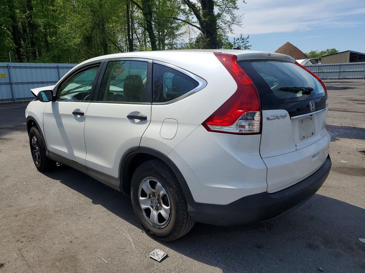 2014 Honda Cr-v Lx Белый vin: 5J6RM4H32EL005217
