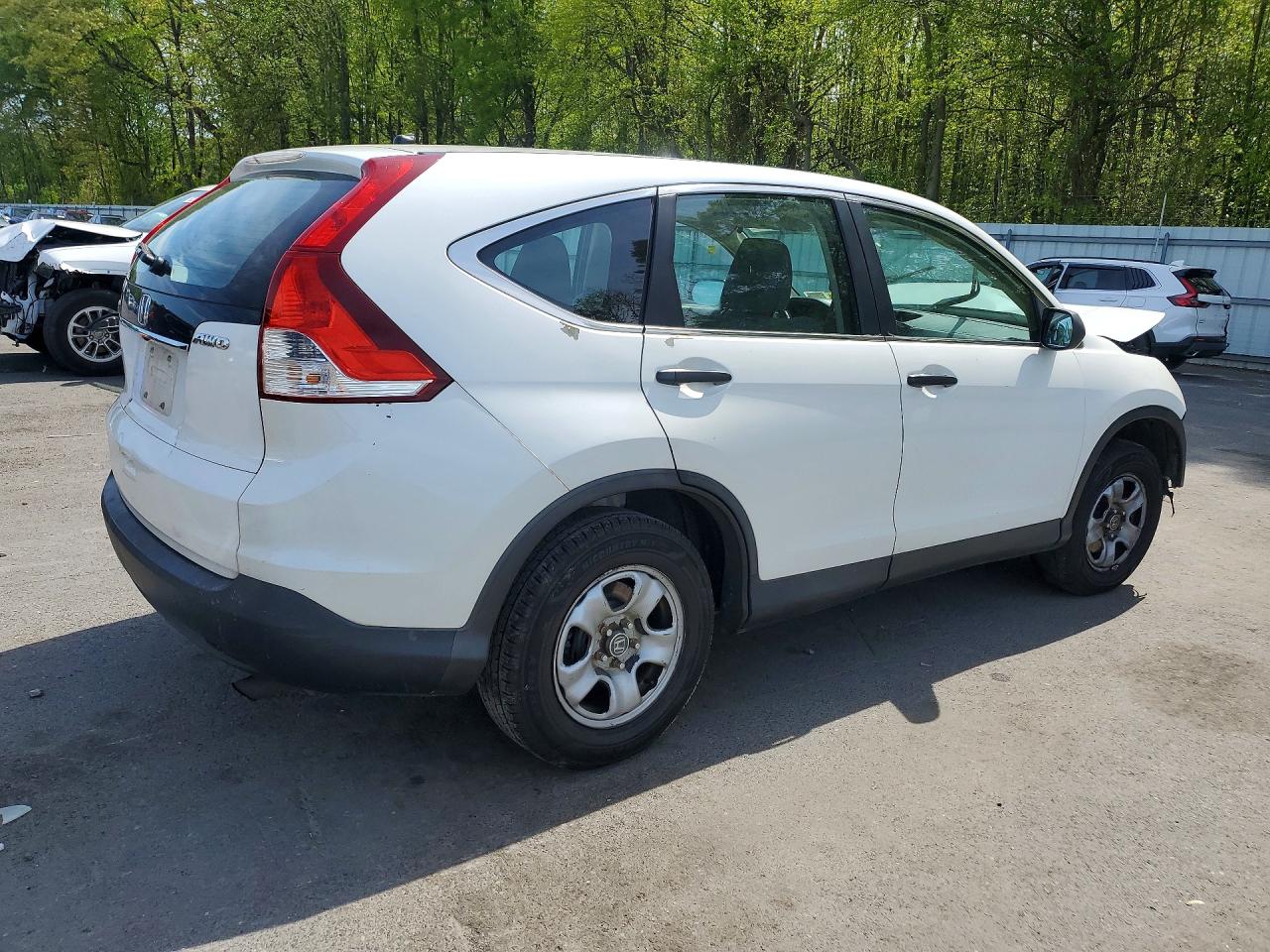 2014 Honda Cr-v Lx Белый vin: 5J6RM4H32EL005217