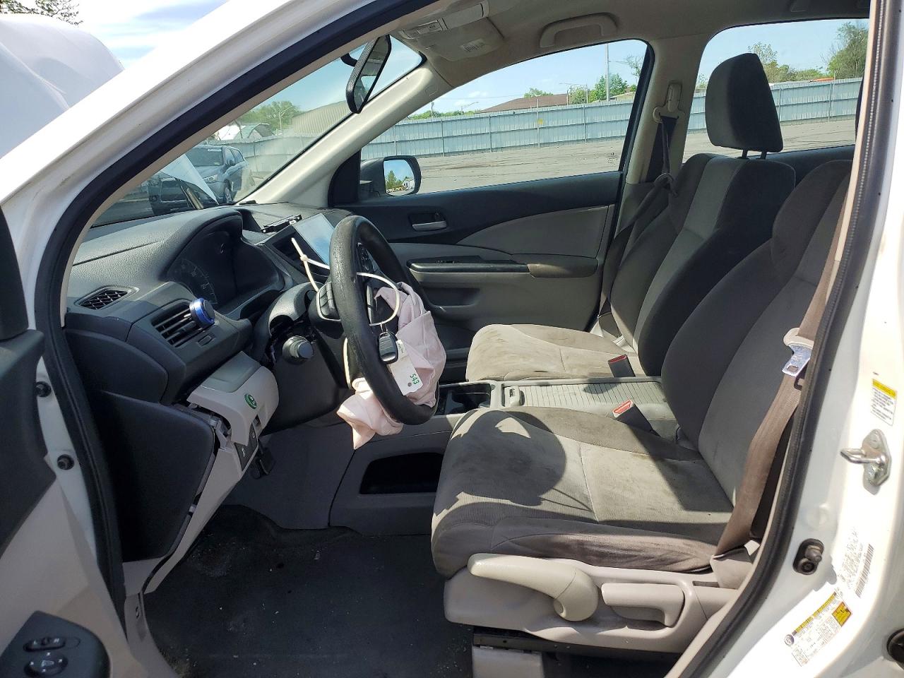 2014 Honda Cr-v Lx Белый vin: 5J6RM4H32EL005217