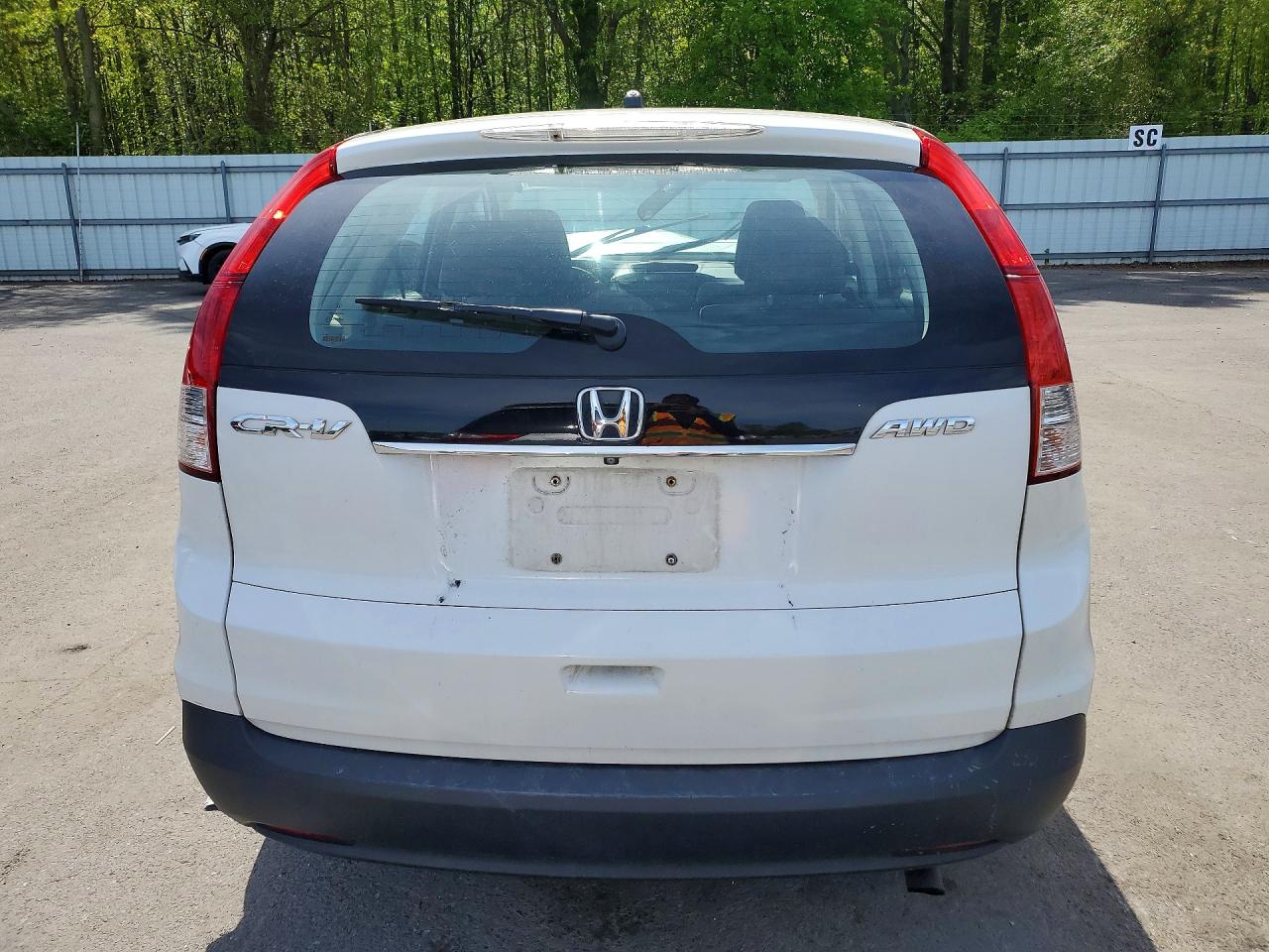 2014 Honda Cr-v Lx Белый vin: 5J6RM4H32EL005217