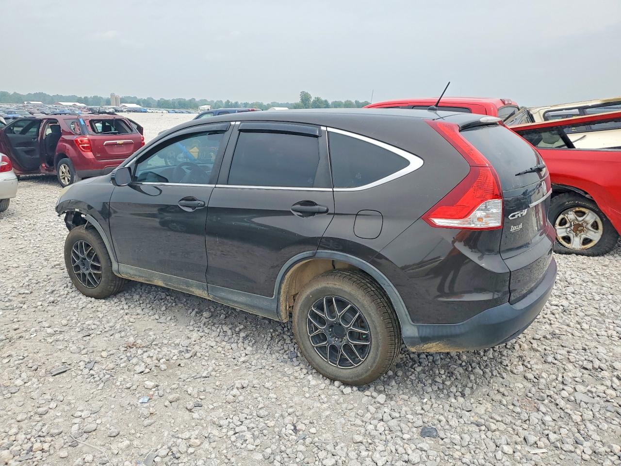 2014 Honda Cr-v Lx Brown vin: 5J6RM4H32EL032899