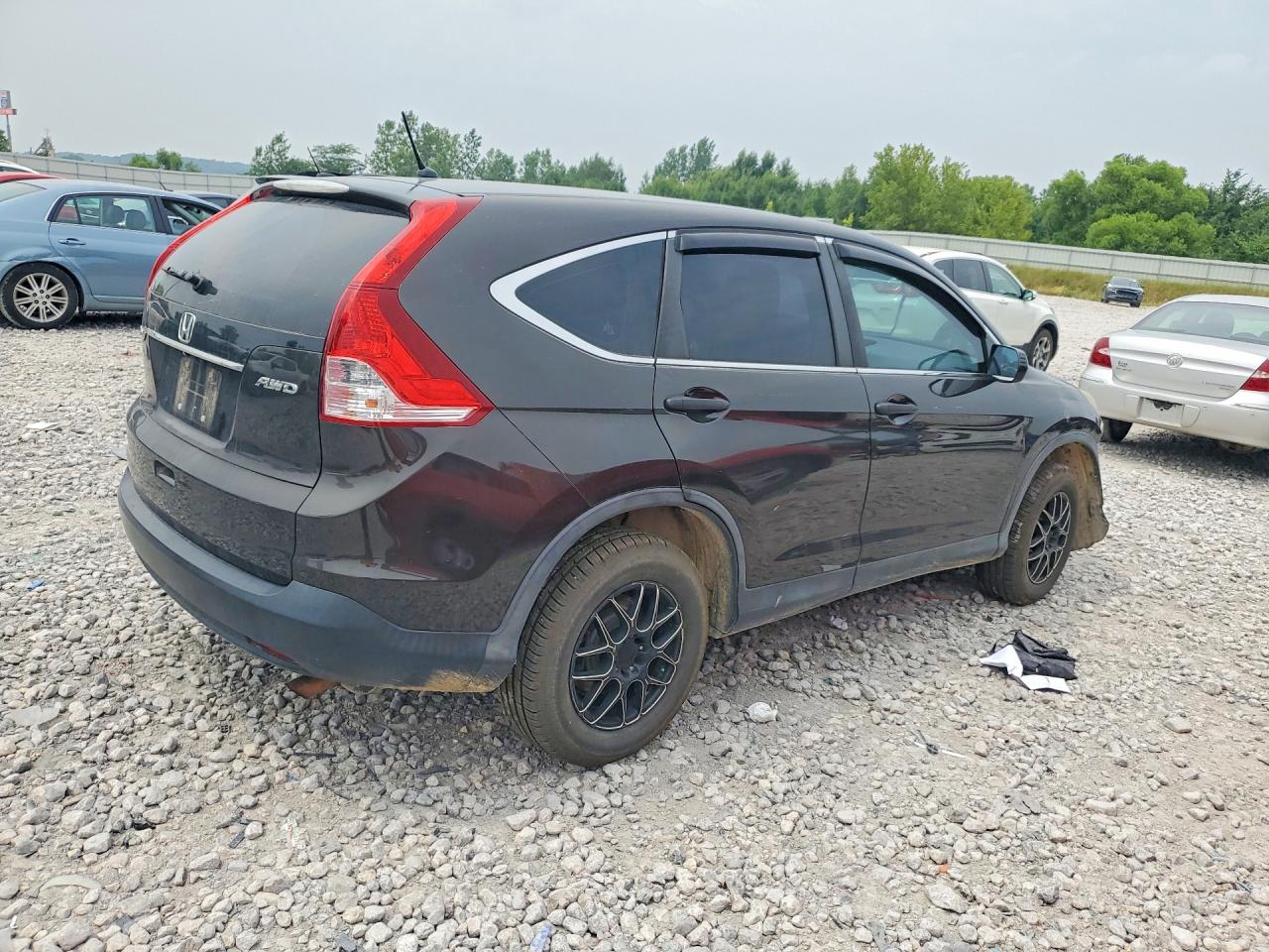 2014 Honda Cr-v Lx Brown vin: 5J6RM4H32EL032899