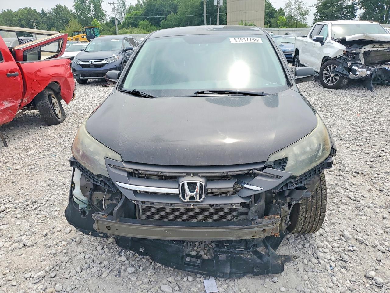 2014 Honda Cr-v Lx Brown vin: 5J6RM4H32EL032899