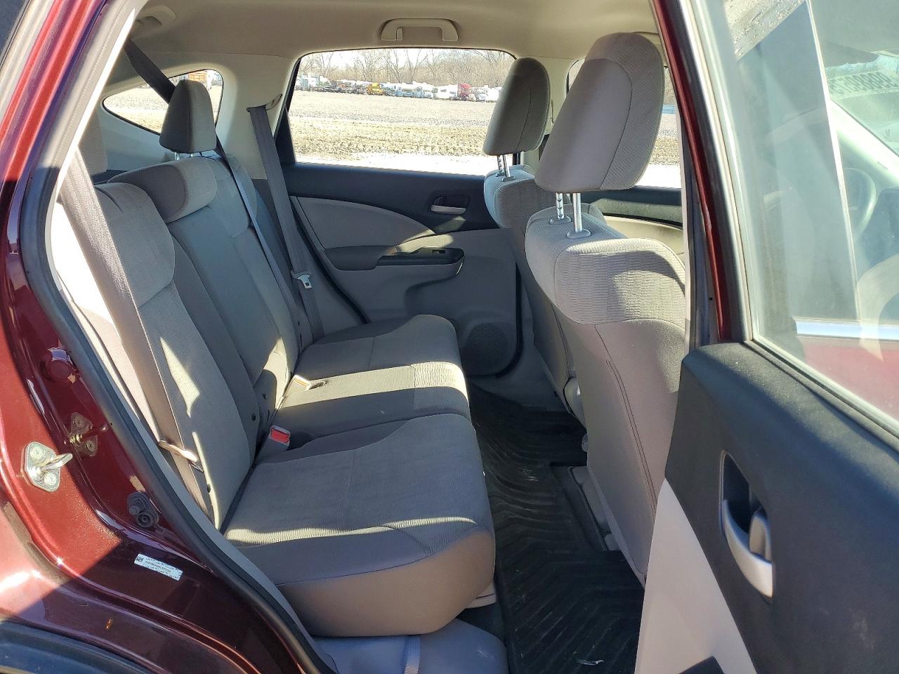 2014 Honda Cr-v Lx Burgundy vin: 5J6RM4H32EL050206